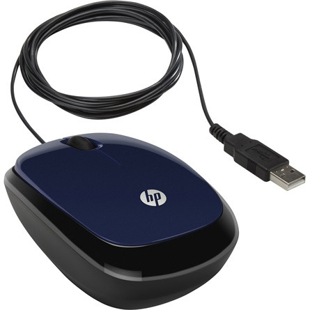 HP X1200 USB optikai egér fekete-kék