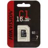 16GB Hikvision micro SD kártya (HS-TF-C1(STD)/16G/ZAZ01X00/OD)