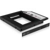   Raidsonic ICY BOX IB-AC640 2.5" beépítő keret 2,5"->5,25 Slim fekete 9,5mm