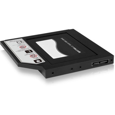 Raidsonic ICY BOX IB-AC640 2.5" beépítő keret 2,5"->5,25 Slim fekete 9,5mm