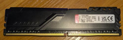 8GB Kingston Fury Beast Black DDR4 2666MHz (KF426C16BB/8) használt