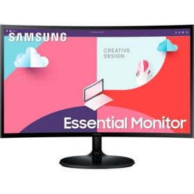 24" Samsung Essential S3 S36C ívelt LED monitor