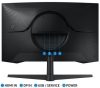 27" Samsung Odyssey S27CG552EU ívelt LED gaming monitor