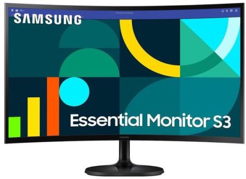 27" Samsung Essential S36GD ívelt LED monitor