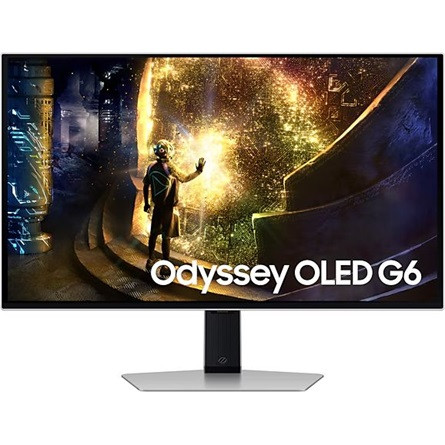 Samsung Odyssey G61SD 27" OLED gaming monitor ezüst 240Hz G-Sync / FreeSync Premium Pro