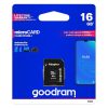   16GB GoodRam MicroSDHC memóriakártya + adapter (M1AA-0160R12)