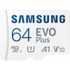 64GB Samsung EVO Plus microSD kártya + adapter (MB-MC64KA/EU)