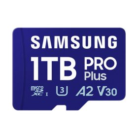   1TB Samsung Pro Plus UHS1 U3 V30 A2 microSDXC + kártyaolvasó (MB-MD1T0SB/WW)