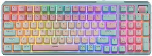 CoolerMaster  MK770 mechanikus gaming HU billentyűzet (zöld-sárga)