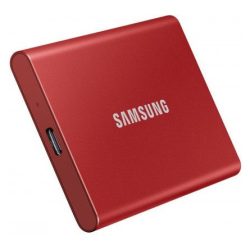 1TB Samsung T7 USB3.1 Gen2 C ütésálló küllső SSD piros (MU-PC1T0R/WW)