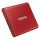 1TB Samsung T7 USB3.2 Gen2 C ütésálló külső SSD piros (MU-PC1T0R/WW)