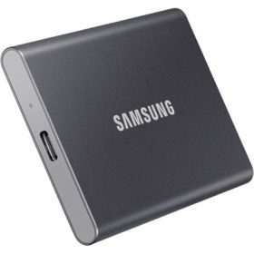   1TB Samsung T7 USB3.2 Gen2 C ütésálló külső SSD szürke (MU-PC1T0T/WW)
