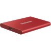 500GB Samsung T7 USB3.2 Gen2 C ütésálló külső SSD piros (MU-PC500R/WW)