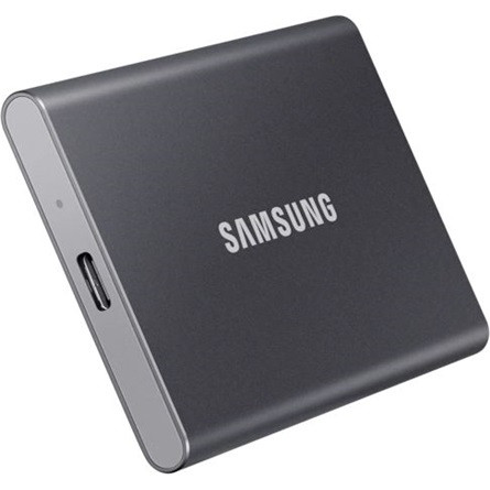 500GB Samsung T7 USB3.2 Gen2 C ütésálló külső SSD szürke (MU-PC500T/WW)