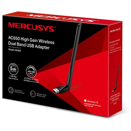 Mercusys MU6H AC650 Dual-Band WIFI adapter