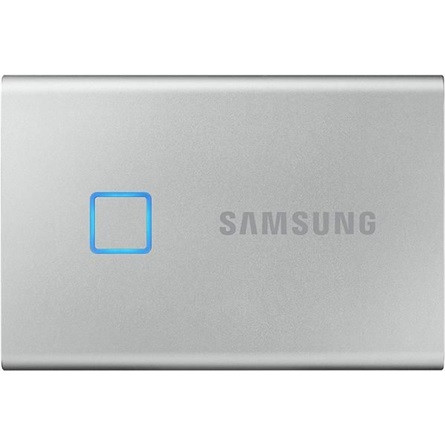 Samsung T7 Touch 2TB USB3.2 Gen2 A 2,5" külső SSD ezüst