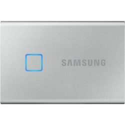 500GB Samsung T7 Touch USB3.2 Gen2 A 2,5" külső SSD ezüst