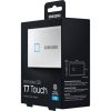 500GB Samsung T7 Touch USB3.2 Gen2 A 2,5" külső SSD ezüst