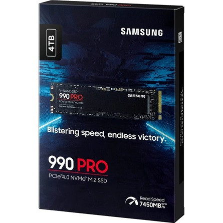 4TB Samsung 990 Pro M.2 NVMe SSD (MZ-V9P4T0BW)