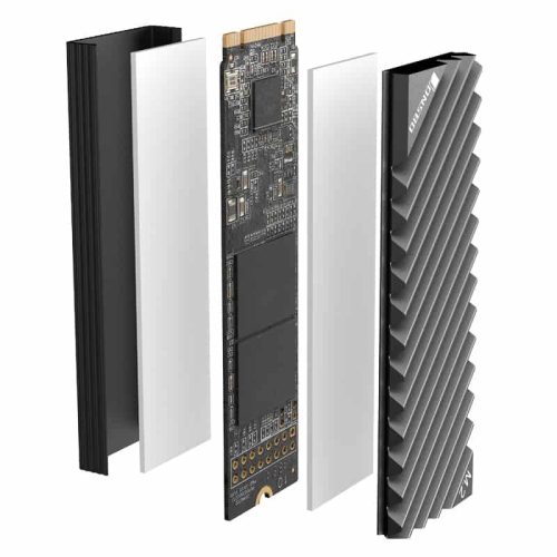 Jonsbo M.2-3 GREY NVMe hűtőborda