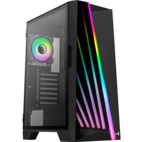   Aerocool Mirage ARGB ATX Fekete Edzett üveg számítógépház