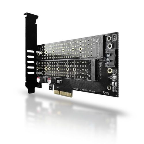 PCEM2-DC PCIe NVMe+SATA M.2 adapter