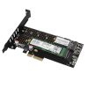 AXAGON PCEM2-D PCIe NVMe+NGFF M.2 adapter