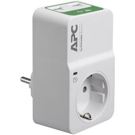 APC PM1WU2-GR SURGE PROTECTOR túlfeszültségvédő 2 USB csatlakozóval