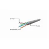 Gembird RJ45 CAT6 UTP M/M adatkábel 10m szürke