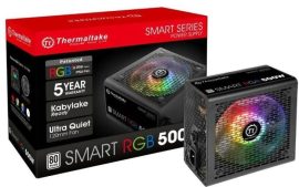 Thermaltake Smart RGB 500W ATX Gamer tápegység (PS-SPR-0500NHSAWE-1)