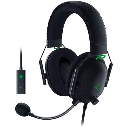 Razer BlackShark V2 gaming fejhallgató headset fekete