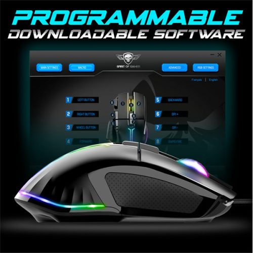 Spirit of Gamer PRO-M5 RGB egér