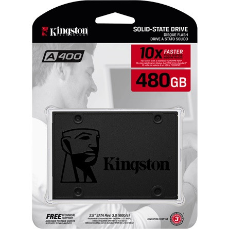 480GB Kingston A400 SATA3 SSD (SA400S37/480G)