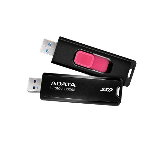 1TB ADATA SC610 USB3.1 Gen2 A M.2 külső SSD (SC610-1000G-CBK/RD)