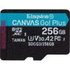 256GB Kingston Canvas Go! Plus UHS-I V30 A2 microSDXC kártya (SDCG3/256GBSP)