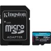 256GB Kingston Canvas Go! Plus Class10 UHS-I U3 V30 A2 microSDXC memóriakártya (SDCG3/256GB)