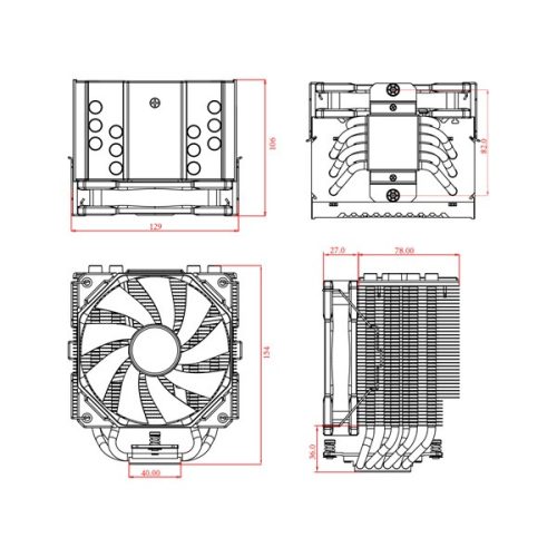 ID-Cooling SE-226-XT BLACK CPU cooler