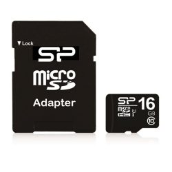 16GB Silicon Power MicroSD kártya (SP016GBSTH010V10SP)