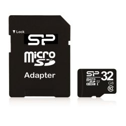 32GB Silicon Power MicroSD kártya + adapter