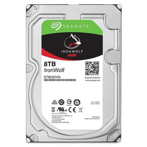 8TB Seagate IronWolf SATA3 HDD (ST8000VN004)