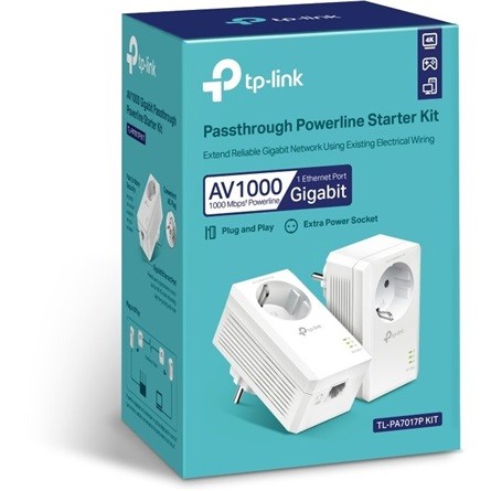 TP-Link TL-PA7017P KIT AV1000 powerline adapter kit (2db)