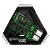 Jonsbo TR03-G Showcase ATX Ezüst Edzett üveg számítógépház