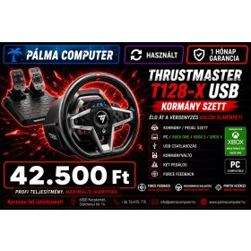Thrustmaster T128-X USB Kormány Black (használt)
