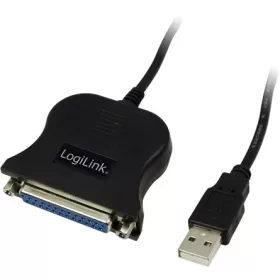   Logilink USB 2.0 A - Parallel (párhuzamos) SUB-D25 M/F adatkábel 1,5m