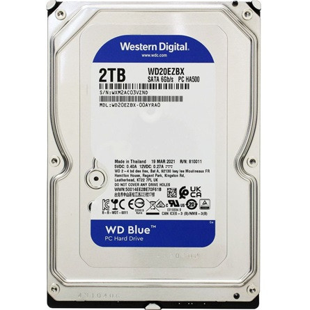 2TB Western Digital Blue SATA3 HDD (WD20EZBX)