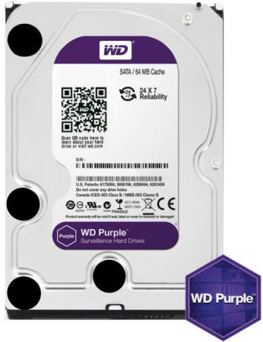 3TB Western Digital Purple WD30PURZ SATA3 HDD Recertified