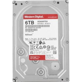   6TB Western Digital Red Pro 7200rpm 256MB SATA3 HDD (WD6005FFBX)