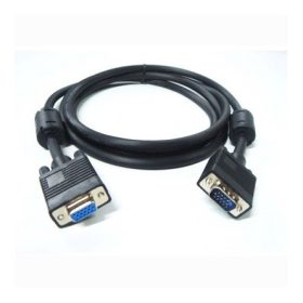 VGA M/F video jelkábel hosszabbító 1.8m fekete