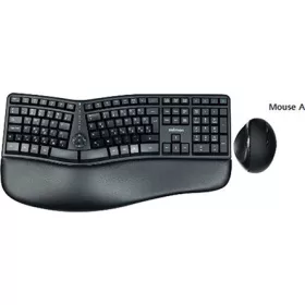   ZALMAN ZM-K690M ergonómikus vezeték nélküli billentyűzet + egér (mouse A)
