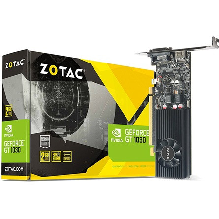Zotac ZT-P10300A-10L - GeForce GT 1030 2GB GDDR5 64-bit low profile grafikus kártya 